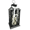 Lampion led czarny